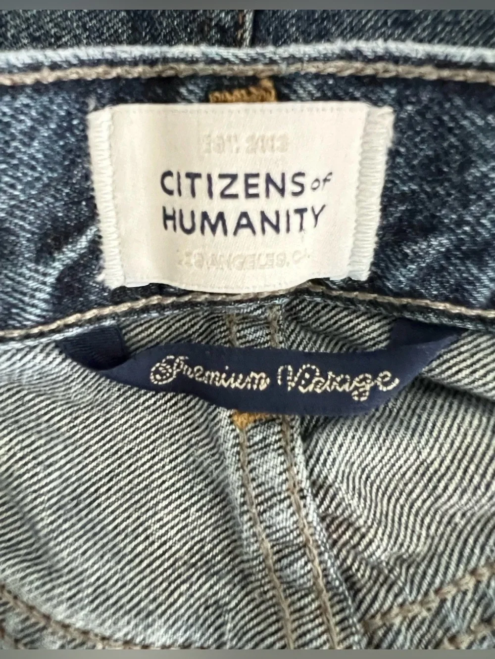 Citizens of Humanity Annina cropped wide legs jeans, 27, button fly - Picture 3 of 5